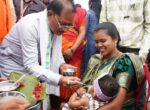 ’मुख्यमंत्री विष्णु देव साय ने बच्चों को कराया अन्नप्राशन, गर्भवती महिलाओं की गोदभराई कार्यक्रम में दी शुभकामनाएं’