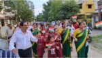 दृष्टिहीन बालिकाओं से साथ मनाया हरिहर ने हरेली महोत्सव के साथ तिरंगा यात्रा